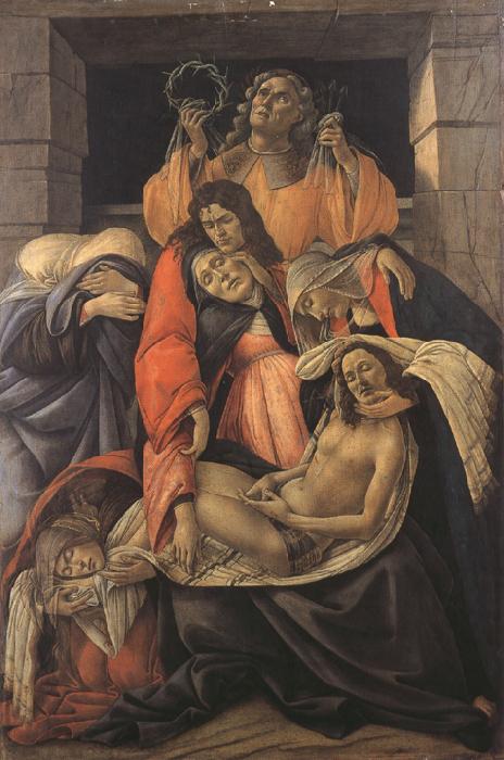 Sandro Botticelli Lament fro Christ Dead (mk36) Germany oil painting art